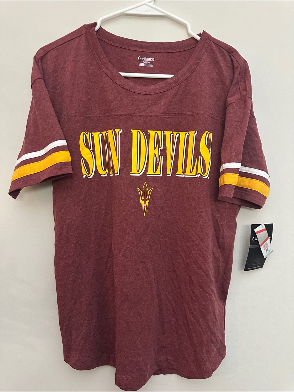 Arizona State Sun Devils Short Sleeve Tee - Maroon